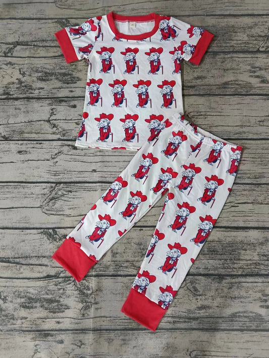 Baby Boy Short Sleeves Pants Team Pajamas Clothes Set