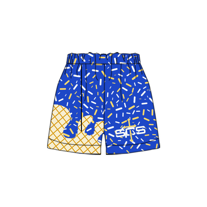 Adult Men SCS Team Summer Blue Shorts ( Moq 5 )