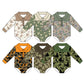 ( Moq 5 Each Style ) Sibling Baby Boys Infant Camo Ducks Deer Buttons Bubble Rompers Hunting Clothes
