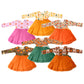 ( Moq 5 Each Style ) Sibling Baby Girls Kids Long Sleeves Pumpkins Bows Tulle Dresses Fall Clothes