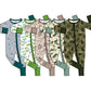 ( Moq 5 Each Style ) Sibling Baby Boys Infant Ducks Deer Zipper Footie Sleeper Rompers Clothes