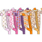( Moq 5 Each Style ) Sibling Baby Girls Infant Pumpkins Ruffle Zipper Footie Sleeper Fall Rompers Clothes