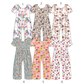 ( Moq 5 Each Style ) Sibling Baby Girls Kids Short Sleeves Flower Bows Pockets Pants Jumpsuits