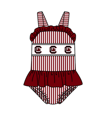 ( Moq 5 Each Style ) Baby Boys Girls Chicken Stripes Sibling Team Sets Swimsuits Clothes