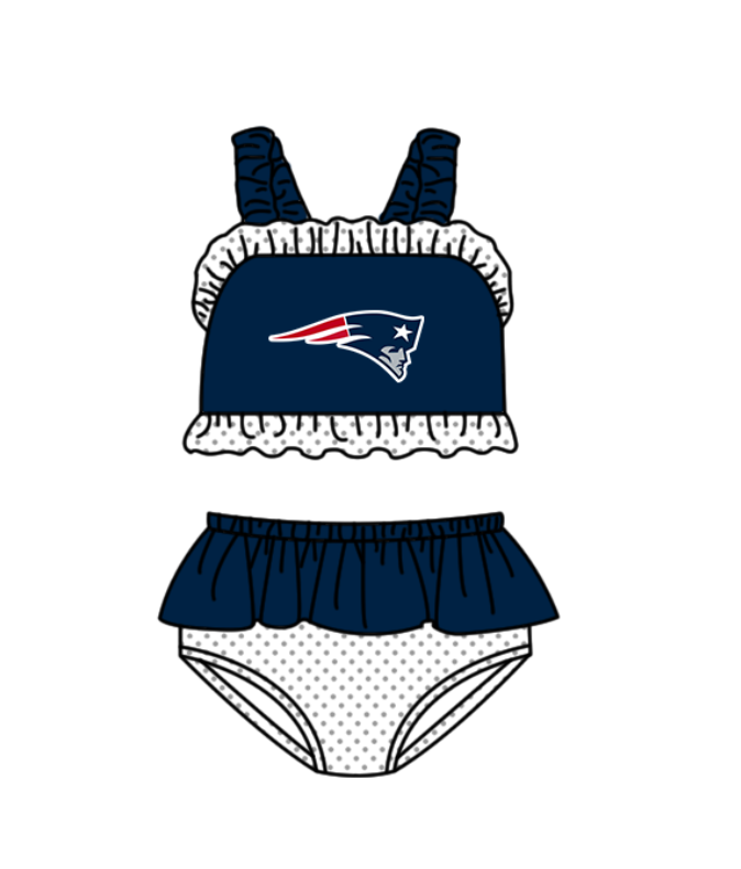 ( Moq 5 Each Style ) Baby Boys Girls Kids Team Sibling Navy Jumpsuits Sets Swimsuits Clothes