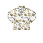( Moq 5 each style ) Baby Boy Girl Team Cheer Sibling Shirt Bows Dress Set 8.11