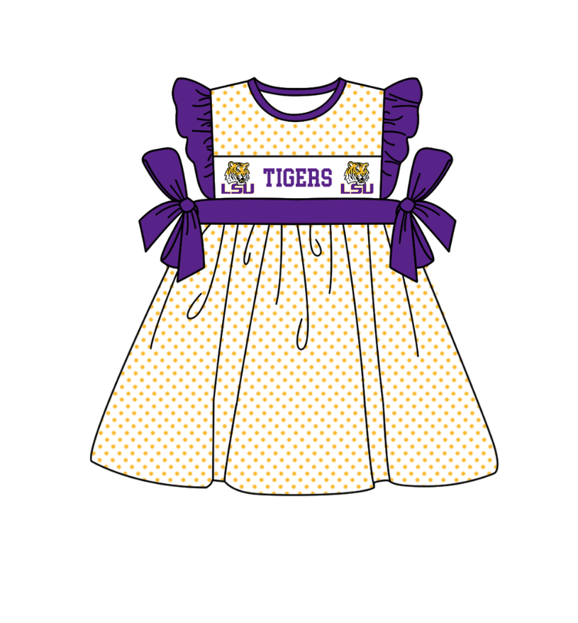 ( Moq 5 Each Style ) Sibling Baby Boys Girls Kids Tigers Team Rompers Dress Set Clothes