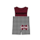 ( Moq 5 Each Style ) Baby Boys Girls Kids Plaid Team Sibling Rompers Dress Sets
