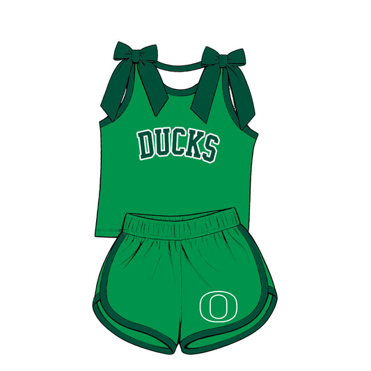 ( Moq 5 ) Sibling Baby Girls Kids Sleeveless Bows Shirt Shorts Team Set Clothes