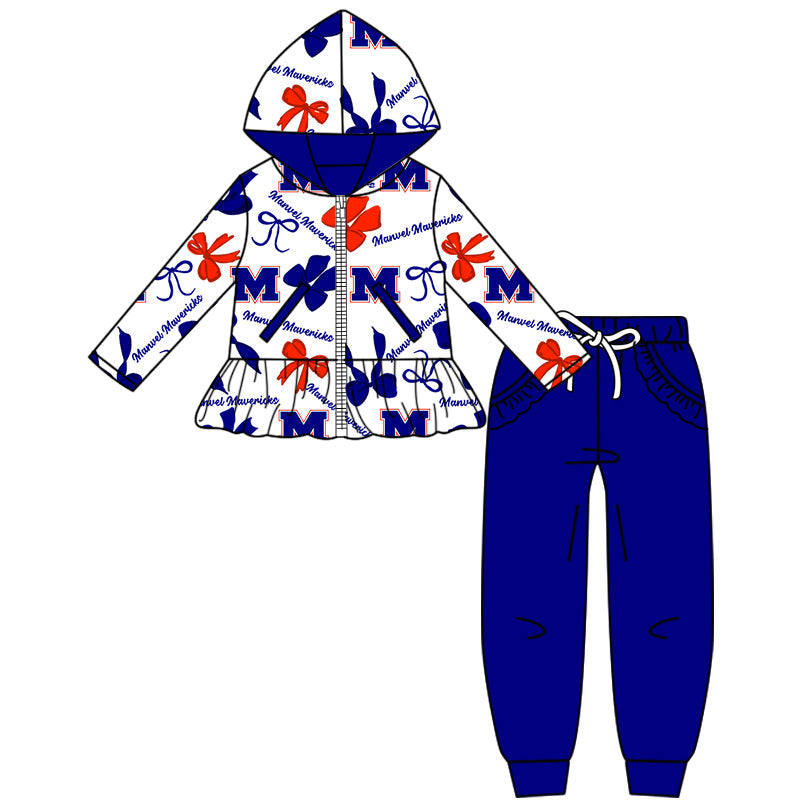( Moq 5 each style ) Baby Boy Girl Team Cheer Sibling Shirt M Bows Dress Set 8.14