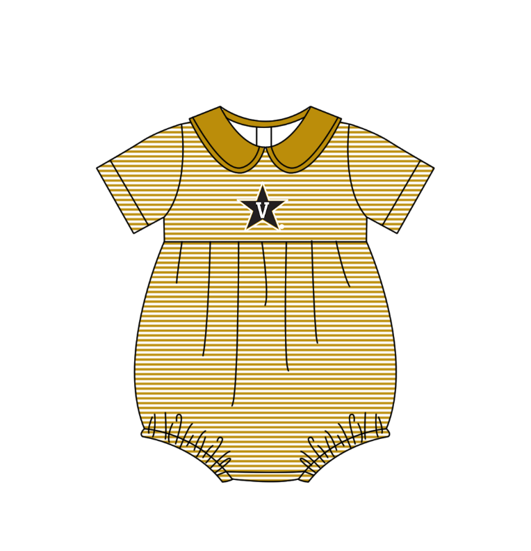 ( Moq 5 Each Style ) Baby Boys Girls Kids Star Stripes Team Sibling Rompers Sets