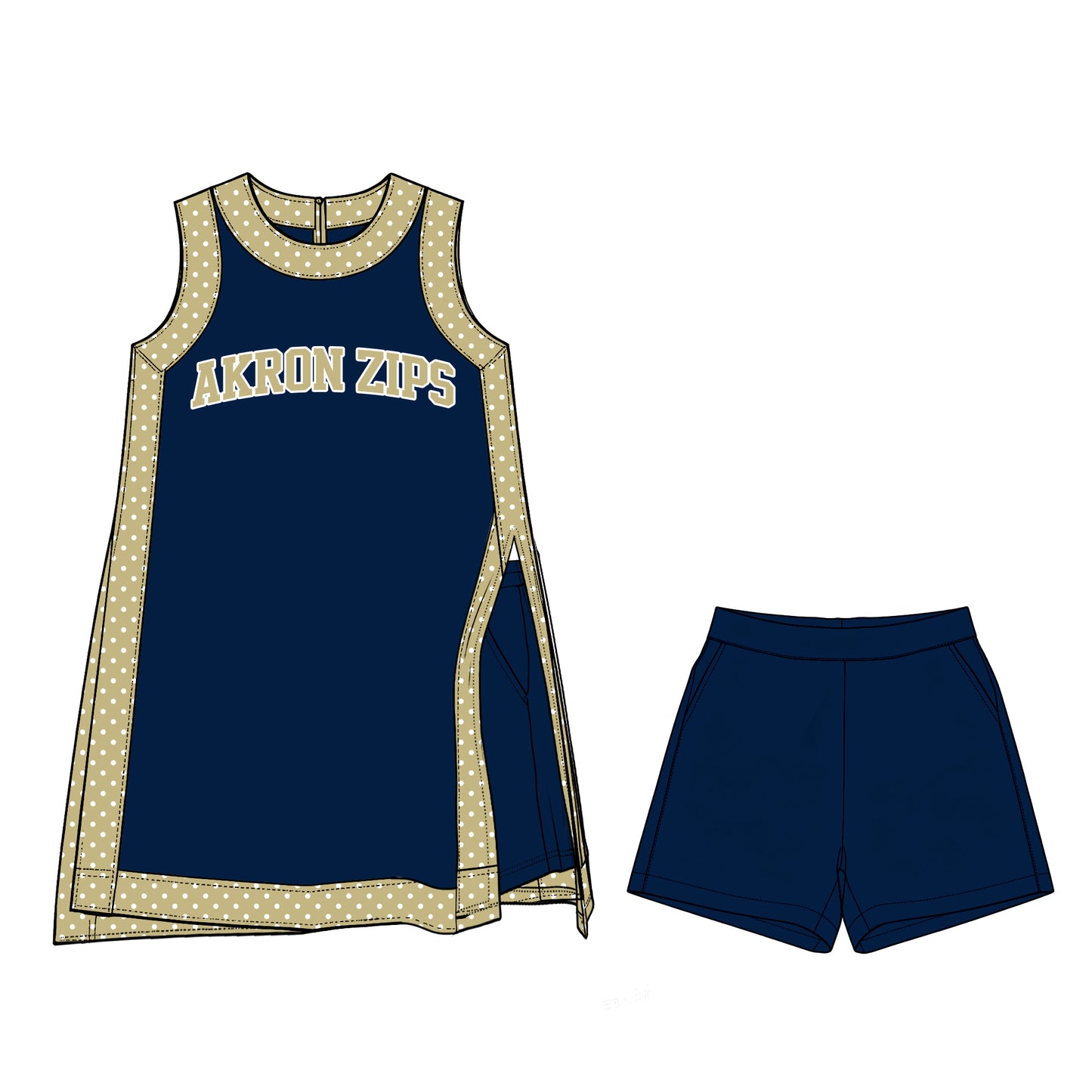 ( Moq 5 ) Baby Girls Kids Sleeveless Team Tops Shorts Team Set Clothes