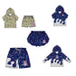 ( Moq 5 Each Style ) Baby Boys Girls Toddler Sibling Shorts Shirts Set Team Drip Sprinkles Clothes