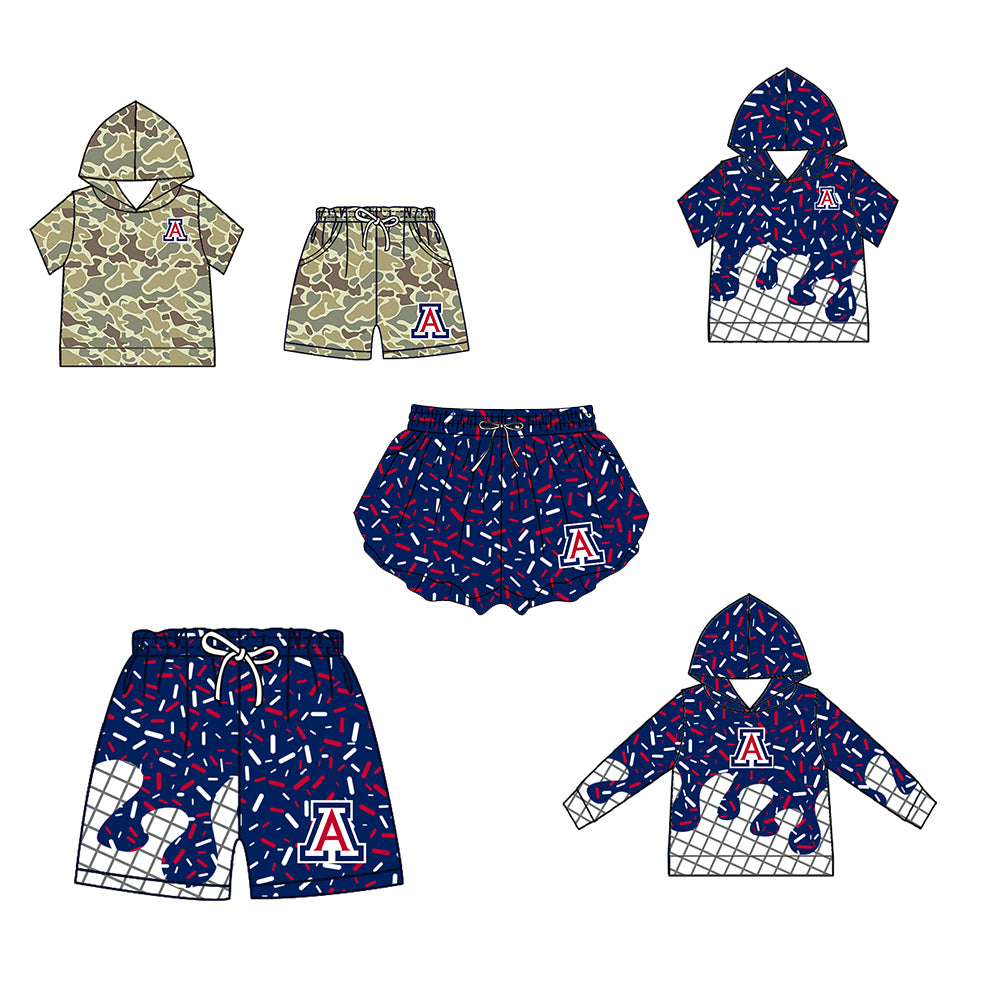 ( Moq 5 Each Style ) Baby Boys Girls Toddler Sibling Shorts Shirts Set Team Drip Sprinkles Clothes