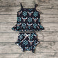 Promotion Baby Girl Westen Cow Print Bummie Summer Outfit