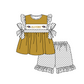 ( Moq 5 ) Baby Girls Toddler Short Sleeves Tunic Dots Shorts Team Set