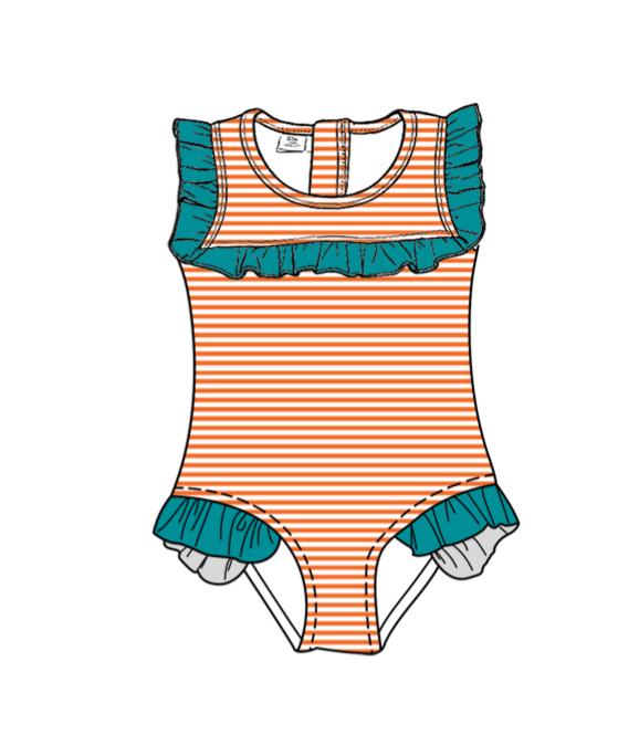 ( Moq 5 Each Style ) Baby Boys Girls Kids Team Sibling Jumpsuits Sets Swimsuits Green Clothes