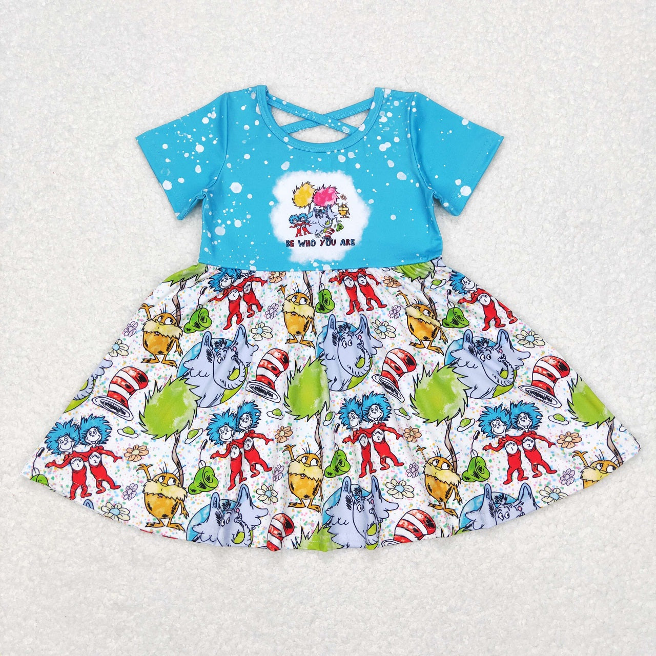 GSD0495 Baby Girl Dr Short Sleeves Dress