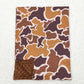 BL0109 Baby Kids Camo Brown Blanket