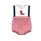 ( Moq 5 Each Style ) Baby Boys Girls Kids Red Stripes Team Sibling Rompers Sets
