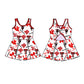 ( Moq 5 each style ) Baby Girl Team TT Bows Sibling Dress Set 5.23
