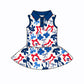 ( Moq 5 each style ) Baby Girl Team Bows Sibling Dress Set 5.17
