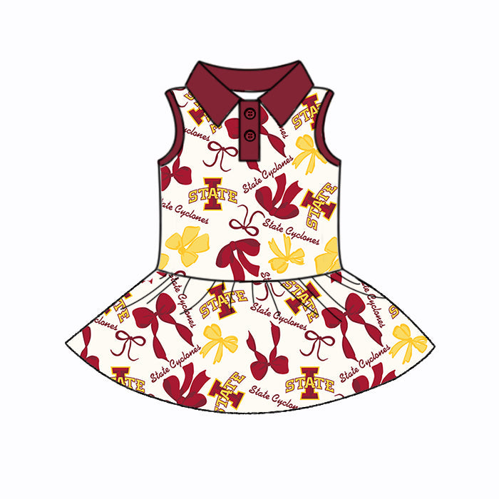 ( Moq 5 each style ) Baby Girl Team Bows Sibling Dress Set 5.22