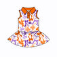 ( Moq 5 each style ) Baby Girl Team Tiger Bows Sibling Dress Set 5.15