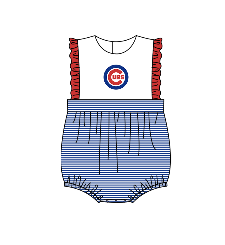 ( Moq 5 Each Style ) Baby Boys Girls Kids Team Sibling Blue Stripes Rompers Sets