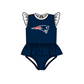 ( Moq 5 Each Style ) Baby Boys Girls Kids Team Sibling Navy Jumpsuits Sets Swimsuits Clothes