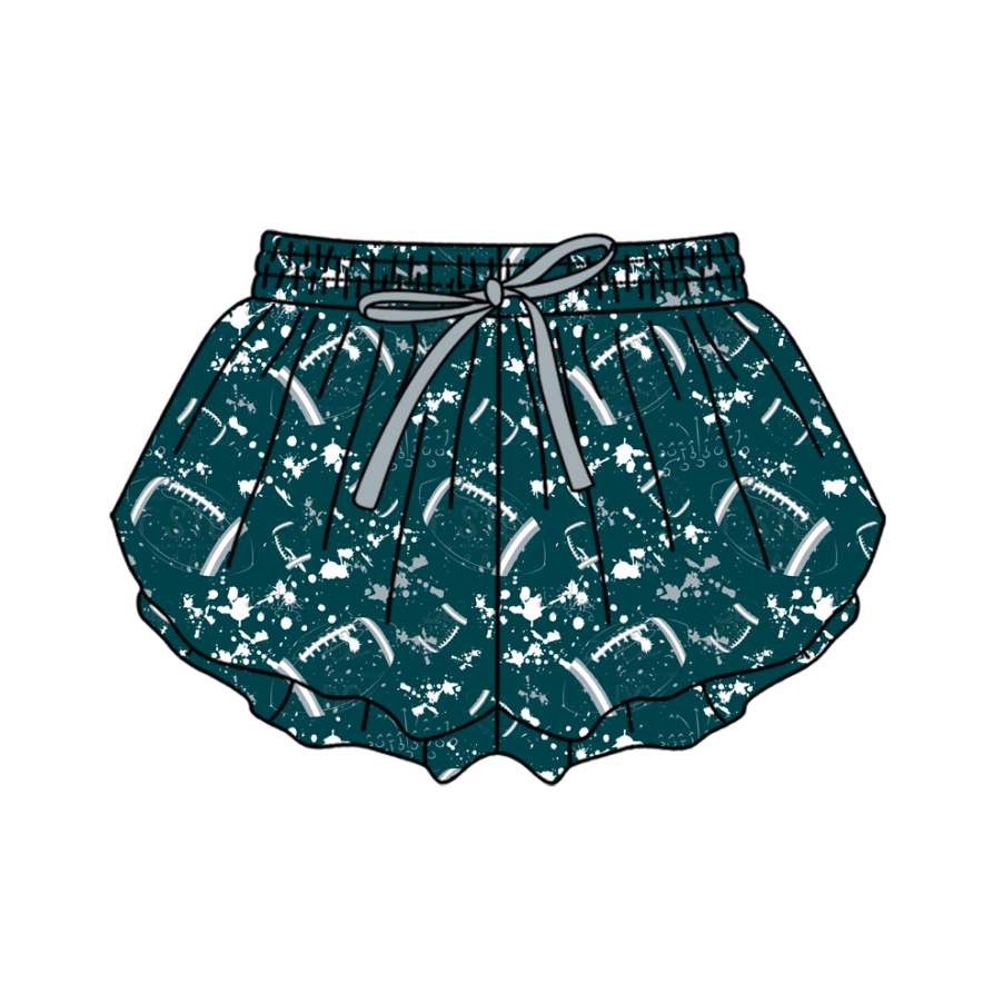 ( Moq 5 Each Style ) Baby Boys Girls Toddler Football Sibling Shorts Romper Bows Dresses Set Team Clothing