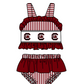( Moq 5 Each Style ) Baby Boys Girls Chicken Stripes Sibling Team Sets Swimsuits Clothes