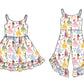 Baby Girl Sleeveless Princess Sibling Jumpsuit Dress ( Moq 5 Each Style ) 3.4