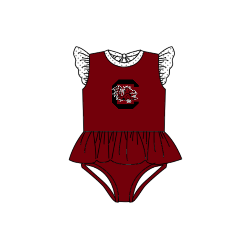 ( Moq 5 Each Style ) Baby Boys Girls Kids Team Sibling Chicken Jumpsuits Sets Swimsuits