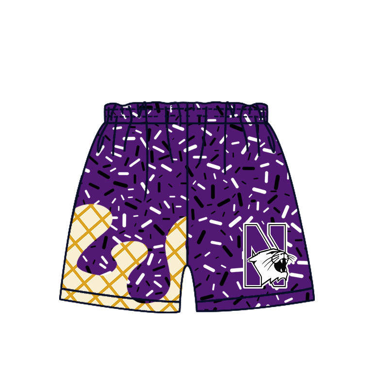 ( Moq 5 each style ) Baby Boy Girl Team N Purple Sibling Dress Shirt Shorts Pants 5.30