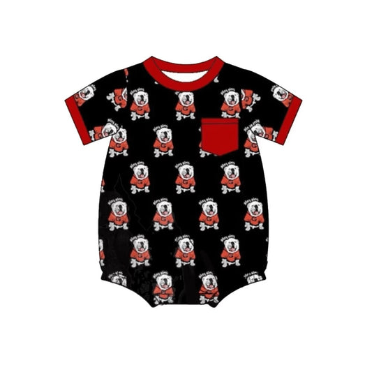 Baby Boy Dogs Pocket Team Romper