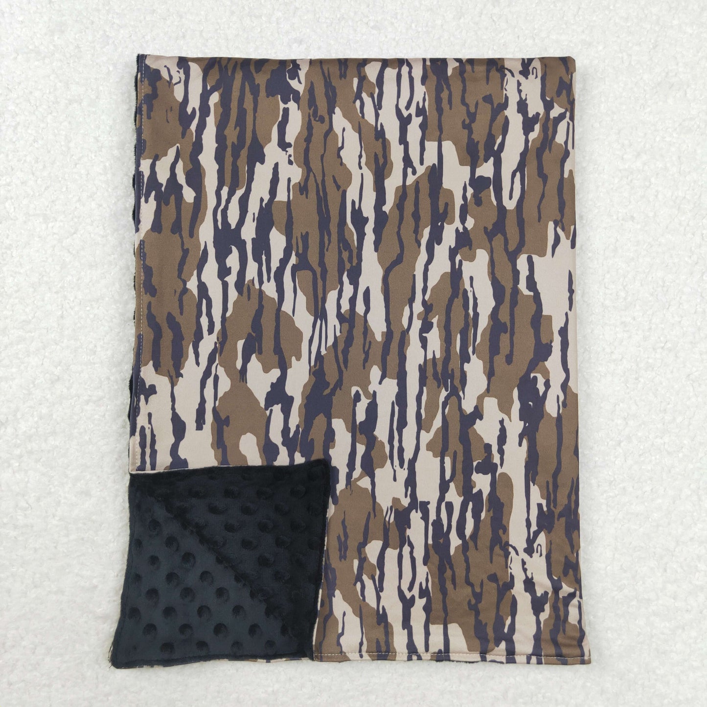 Baby Kids Boy Dark Green Camo Blanket