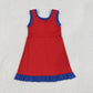 Baby Girls Kids Sleeveless Shorts Knee Length Red Dress Yoga Active Scallop Clothes