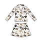 ( Moq 5 Each Style ) Sibling Baby Girls Kids Bows Team Shirt Sets Clothes
