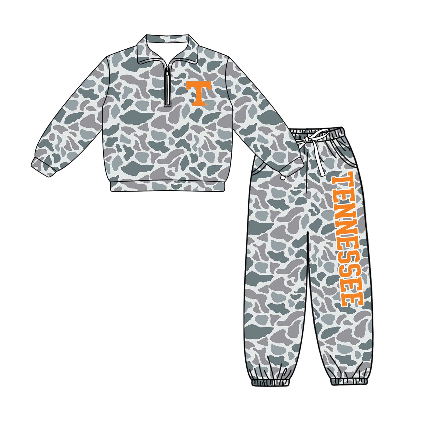 ( Moq 5 ) Baby Boys Toddler Long Sleeves Zipper Pullover Jogger Pants Team Clothes Set