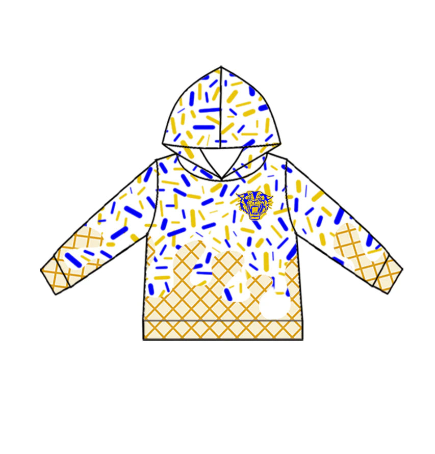 ( Moq 5 each style ) Baby Boy Cat Team Sibling Blue Drip Shorts Shirt 7.21