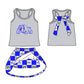 ( Moq 5 Each Style ) Baby Boys Girls Toddler Dogs Bows Team Sibling Shorts Dress Shirt Set Clothes
