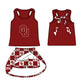 ( Moq 5 Each Style ) Baby Boys Girls Toddler Bows Red Plaid Team Sibling Shorts Dress Sets Clothes