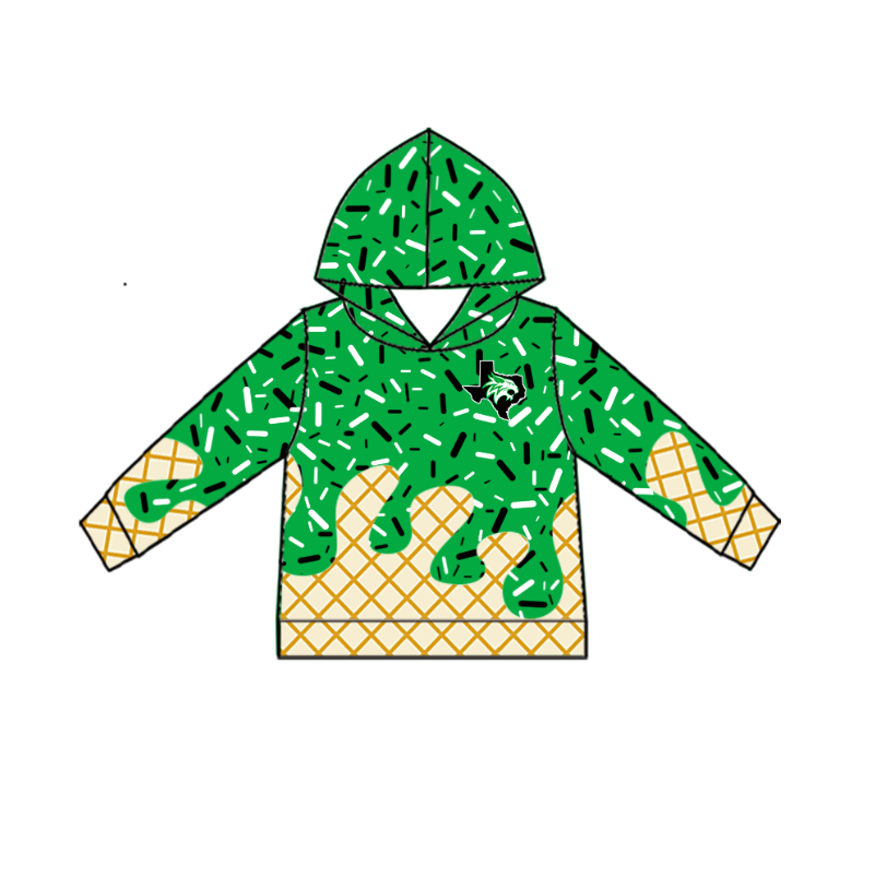 ( Moq 5 each style ) Baby Boy Girl Team Cheer Sibling Shirt Green Bows Jumpsuit Dress Set 8.12