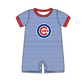 ( Moq 5 Each Style ) Baby Boys Girls Kids Team Sibling Blue Stripes Rompers Sets