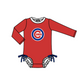 ( Moq 5 Each Style ) Baby Boys Girls Kids Team Sibling Red Jumpsuits Sets Swimsuits