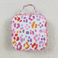 Baby Girl Kids Colorful Leopard Ruffle Lunch Box Picnic Thermal Bag RTS