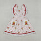 Baby Girls Hearts Flower Valentine Dogs Pockets Knee length Dress RTS
