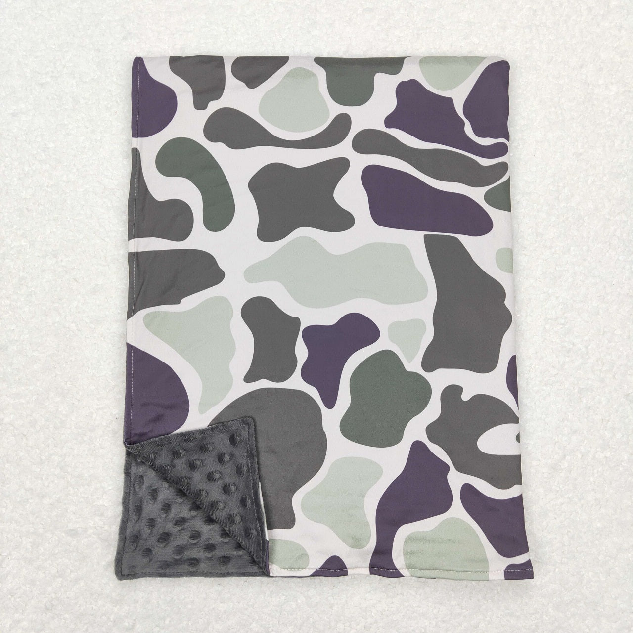 BL0108 Baby Boy Camo Green Blanket