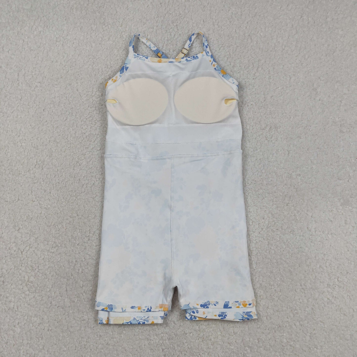 Baby Girls Kids Sleeveless Flower Yoga Active Shorts Dress RTS